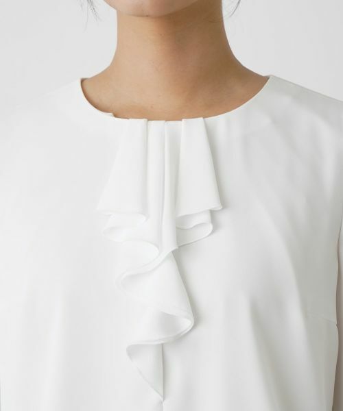 Leilian / レリアン シャツ・ブラウス | フロントフリルブラウス | 詳細12
