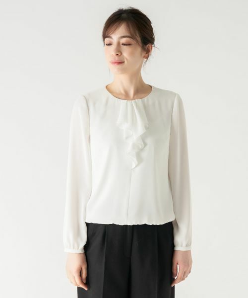 Leilian / レリアン シャツ・ブラウス | フロントフリルブラウス | 詳細5