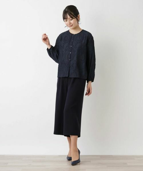 Leilian / レリアン シャツ・ブラウス | ノーカラーブラウス【Leilian WHITE LABEL】 | 詳細12