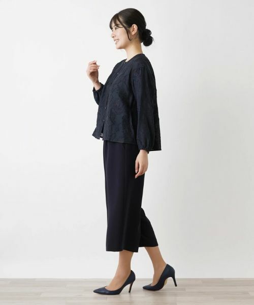 Leilian / レリアン シャツ・ブラウス | ノーカラーブラウス【Leilian WHITE LABEL】 | 詳細13