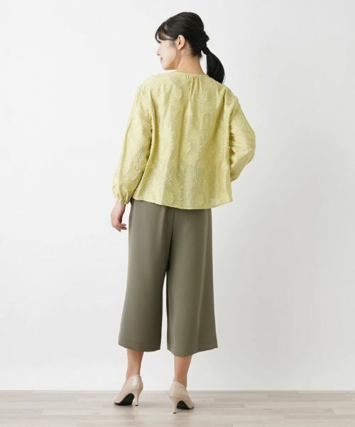 Leilian / レリアン シャツ・ブラウス | ノーカラーブラウス【Leilian WHITE LABEL】 | 詳細3