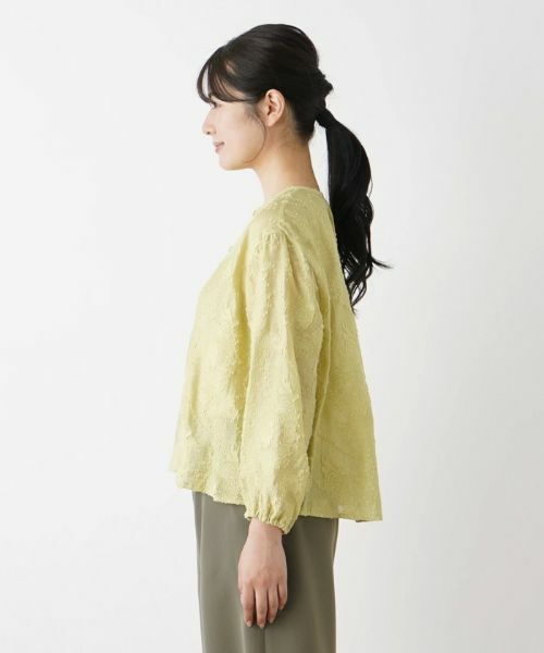 Leilian / レリアン シャツ・ブラウス | ノーカラーブラウス【Leilian WHITE LABEL】 | 詳細5