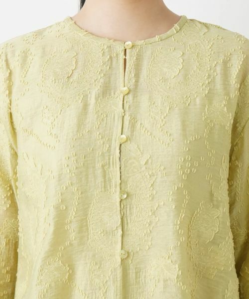 Leilian / レリアン シャツ・ブラウス | ノーカラーブラウス【Leilian WHITE LABEL】 | 詳細7