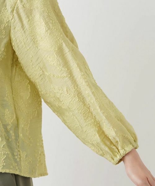 Leilian / レリアン シャツ・ブラウス | ノーカラーブラウス【Leilian WHITE LABEL】 | 詳細9