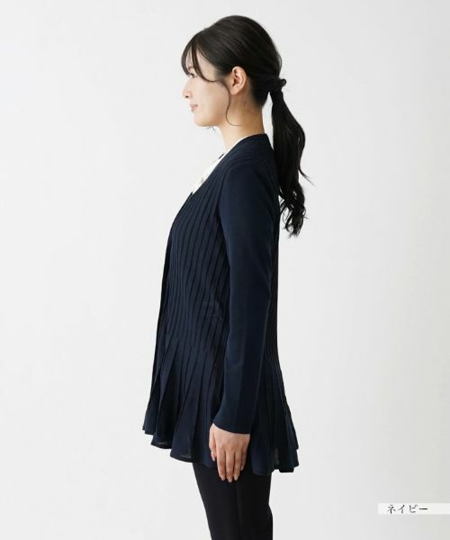 Leilian / レリアン カーディガン・ボレロ | Vネックニットカーディガン【Leilian WHITE LABEL】 | 詳細9