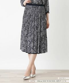 Leilian / レリアン ロング・マキシ丈スカート | リバーシブルプリーツスカート【Leilian WHITE LABEL】