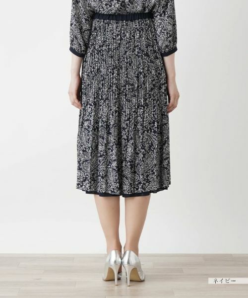 Leilian / レリアン ロング・マキシ丈スカート | リバーシブルプリーツスカート【Leilian WHITE LABEL】 | 詳細10