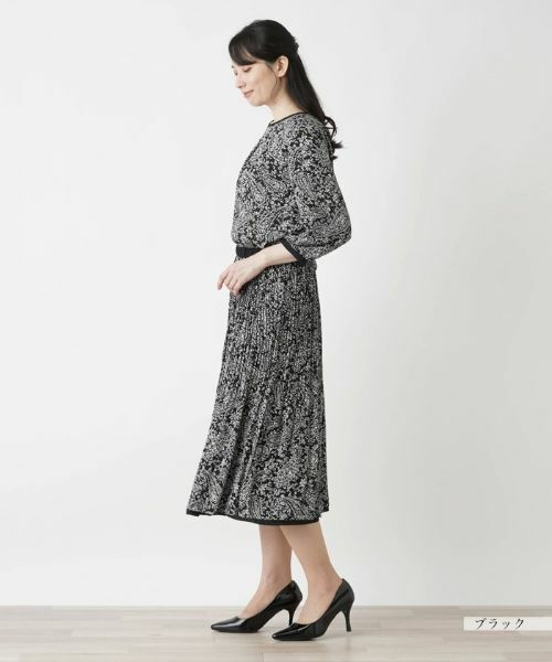 Leilian / レリアン ロング・マキシ丈スカート | リバーシブルプリーツスカート【Leilian WHITE LABEL】 | 詳細2