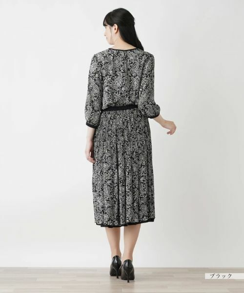 Leilian / レリアン ロング・マキシ丈スカート | リバーシブルプリーツスカート【Leilian WHITE LABEL】 | 詳細3