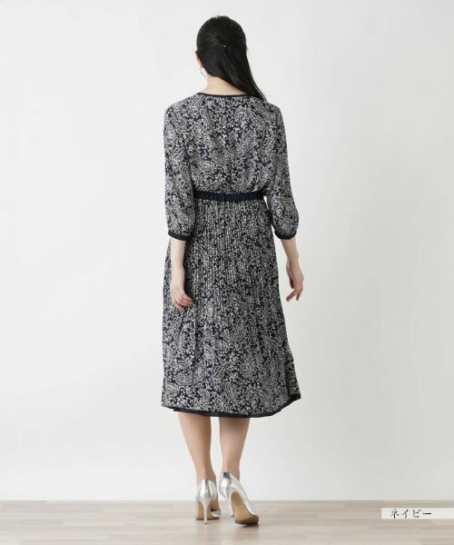 Leilian / レリアン ロング・マキシ丈スカート | リバーシブルプリーツスカート【Leilian WHITE LABEL】 | 詳細7