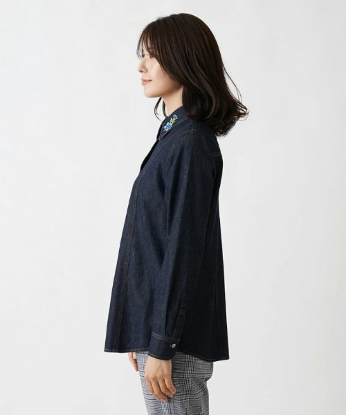 Leilian / レリアン シャツ・ブラウス | 長袖デニムシャツ | 詳細5