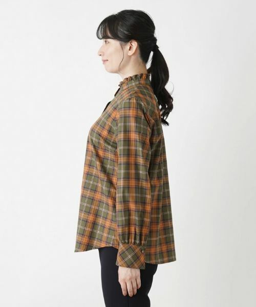 Leilian / レリアン シャツ・ブラウス | タータンチェックブラウス | 詳細5