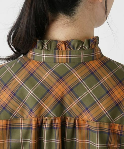 Leilian / レリアン シャツ・ブラウス | タータンチェックブラウス | 詳細8