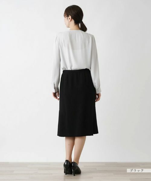 Leilian / レリアン ミニ・ひざ丈スカート | 洗えるサイドプリーツスカート | 詳細6