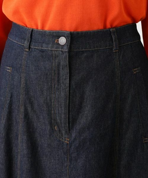 Leilian / レリアン ミニ・ひざ丈スカート | フレアデニムスカート | 詳細7