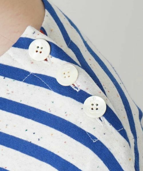 Leilian / レリアン Tシャツ | デザインボーダーカットソー | 詳細8