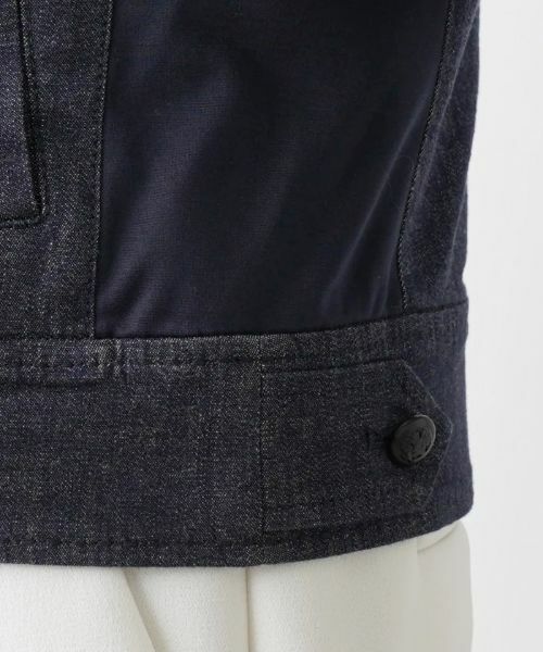 Leilian / レリアン テーラードジャケット | 洗えるストレッチデニムジャケット【Leilian WHITE LABEL】 | 詳細11