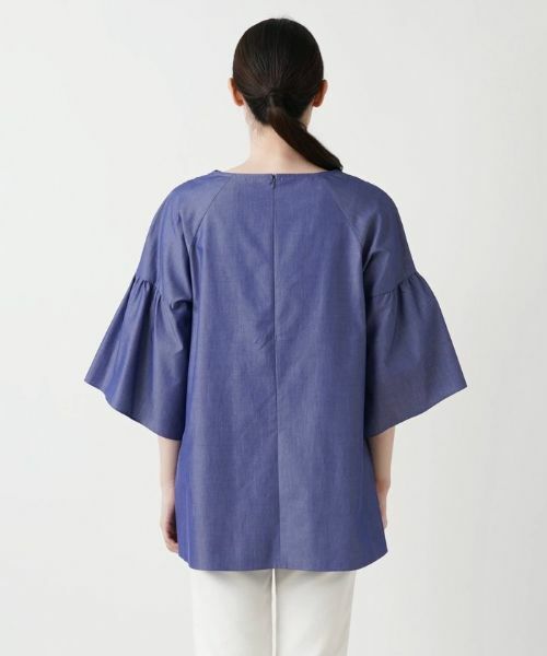 Leilian / レリアン シャツ・ブラウス | モチーフレース切替えプルオーバーブラウス | 詳細11