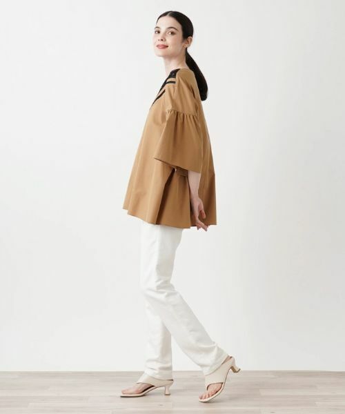 Leilian / レリアン シャツ・ブラウス | モチーフレース切替えプルオーバーブラウス | 詳細19