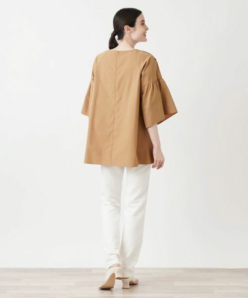 Leilian / レリアン シャツ・ブラウス | モチーフレース切替えプルオーバーブラウス | 詳細20