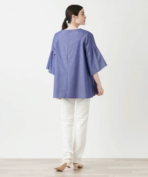 Leilian / レリアン シャツ・ブラウス | モチーフレース切替えプルオーバーブラウス | 詳細8