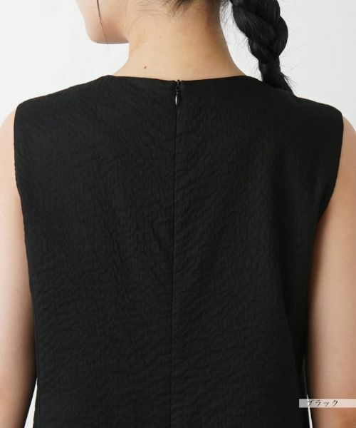 Leilian / レリアン ドレス | 洗えるVネックノースリーブロングワンピース | 詳細14