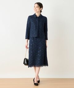 Leilian / レリアン セットアップ | 【セレモニー】一枚着スーツ【Leilian WHITE LABEL】