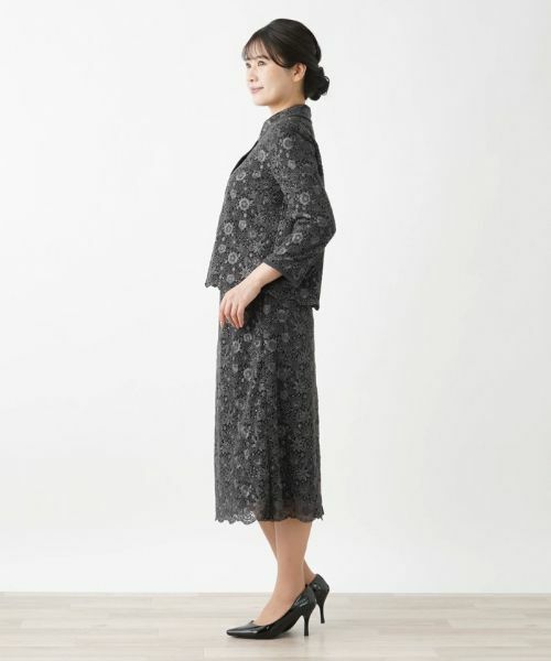 Leilian / レリアン セットアップ | 【セレモニー】一枚着スーツ【Leilian WHITE LABEL】 | 詳細5