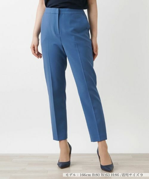 Leilian/レリアン 洗えるストレッチパンツ コバルトブルー 13(XL)