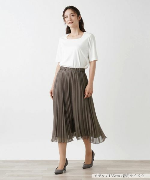 Leilian / レリアン ロング・マキシ丈スカート | 洗えるプリーツスカート | 詳細4