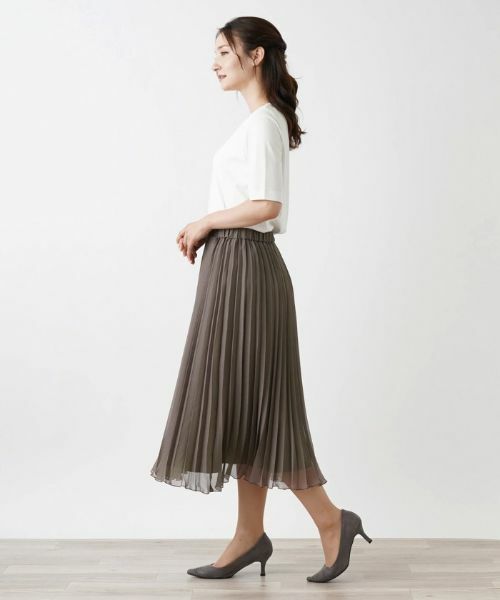 Leilian / レリアン ロング・マキシ丈スカート | 洗えるプリーツスカート | 詳細5