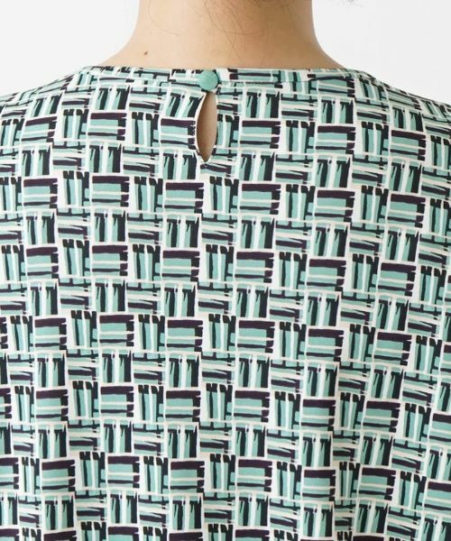 Leilian / レリアン シャツ・ブラウス | 幾何学プリントブラウス | 詳細8