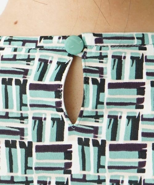 Leilian / レリアン シャツ・ブラウス | 幾何学プリントブラウス | 詳細9