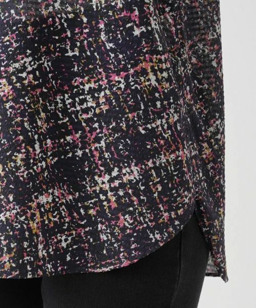 Leilian / レリアン シャツ・ブラウス | ツイード調プリントブラウス | 詳細15