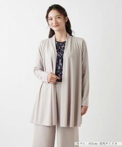 Leilian / レリアン シャツ・ブラウス | 洗えるバックプリーツカーディガン