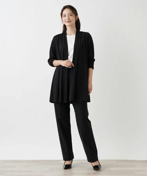 Leilian / レリアン シャツ・ブラウス | 洗えるバックプリーツカーディガン | 詳細1