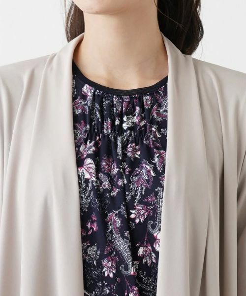 Leilian / レリアン シャツ・ブラウス | 洗えるバックプリーツカーディガン | 詳細10