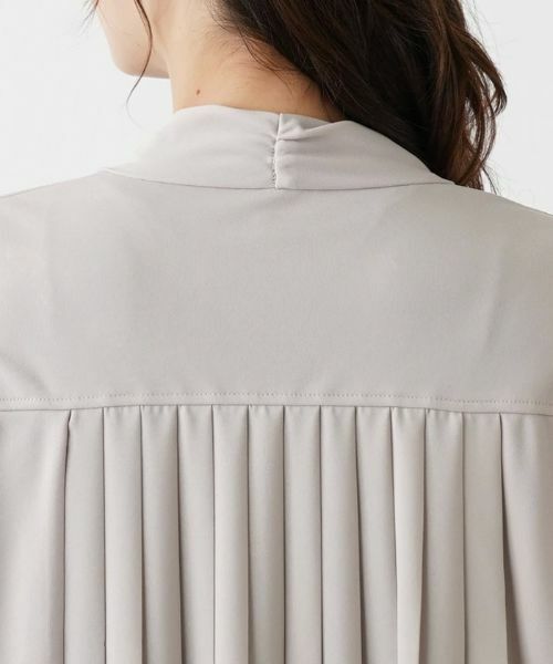 Leilian / レリアン シャツ・ブラウス | 洗えるバックプリーツカーディガン | 詳細11