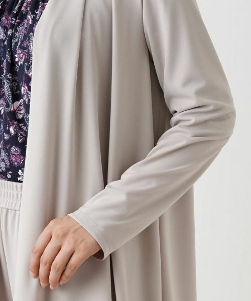 Leilian / レリアン シャツ・ブラウス | 洗えるバックプリーツカーディガン | 詳細12