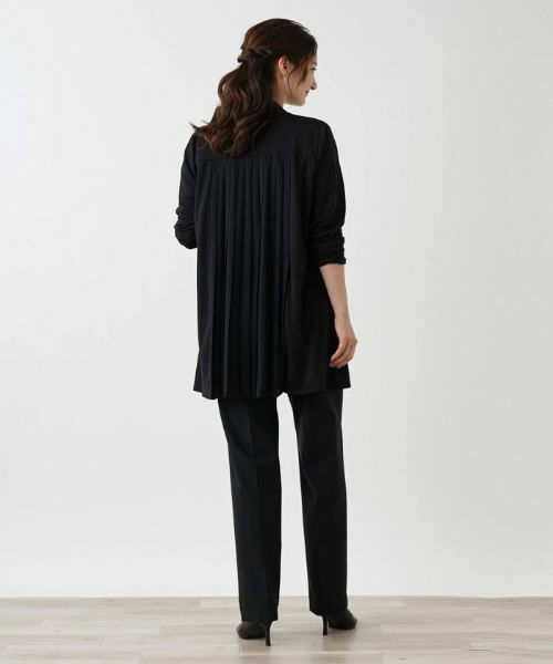 Leilian / レリアン シャツ・ブラウス | 洗えるバックプリーツカーディガン | 詳細3
