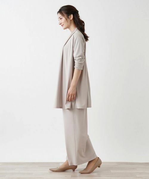 Leilian / レリアン シャツ・ブラウス | 洗えるバックプリーツカーディガン | 詳細5