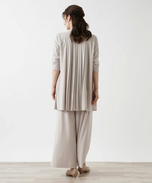 Leilian / レリアン シャツ・ブラウス | 洗えるバックプリーツカーディガン | 詳細6