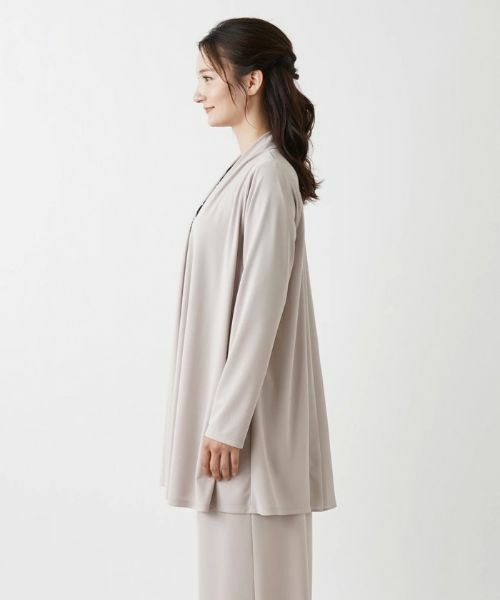 Leilian / レリアン シャツ・ブラウス | 洗えるバックプリーツカーディガン | 詳細8
