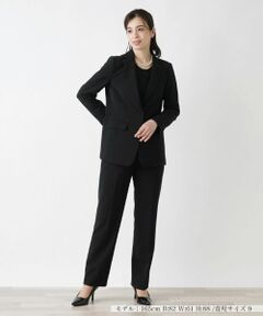 レリアン パンツスーツ セットアップ ダブルジャケット 9 M相当 ブラック Leilian / レリアン （レディース） スーツ | ファッション通販