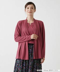 Leilian / レリアン シャツ・ブラウス | 洗えるトッパーカーディガン【Leilian WHITE LABEL】