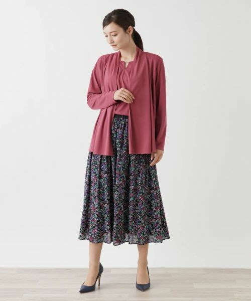 Leilian / レリアン シャツ・ブラウス | 洗えるトッパーカーディガン【Leilian WHITE LABEL】 | 詳細1