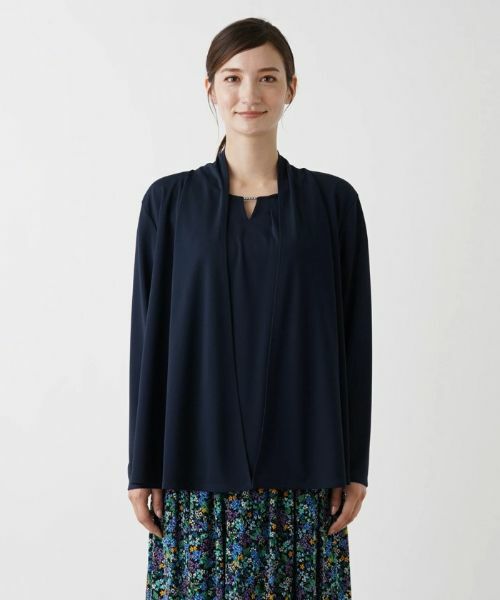 Leilian / レリアン シャツ・ブラウス | 洗えるトッパーカーディガン【Leilian WHITE LABEL】 | 詳細10