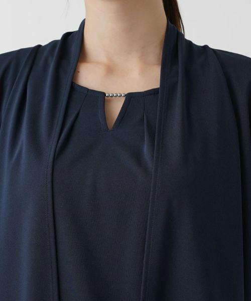 Leilian / レリアン シャツ・ブラウス | 洗えるトッパーカーディガン【Leilian WHITE LABEL】 | 詳細13