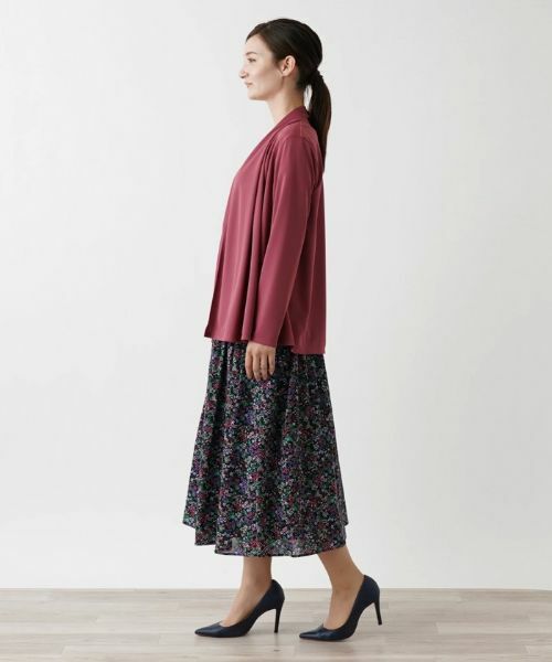 Leilian / レリアン シャツ・ブラウス | 洗えるトッパーカーディガン【Leilian WHITE LABEL】 | 詳細2