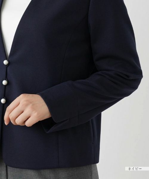 Leilian / レリアン テーラードジャケット | 洗えるきれいめジャケット【Leilian WHITE LABEL】 | 詳細13